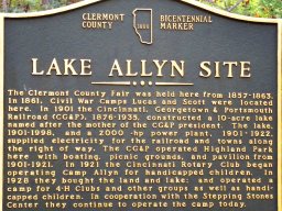 Lake Allyn Historical Marker
